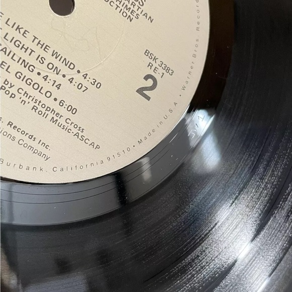 Christopher Cross - Christopher Cross - BSK-1-3383 JW1 SOBA vinyl album - Picture 4 of 6